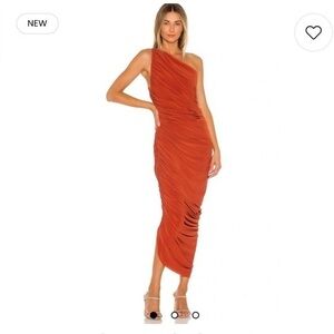 NORMA KAMALI DIANA GOWN IN CINNAMON